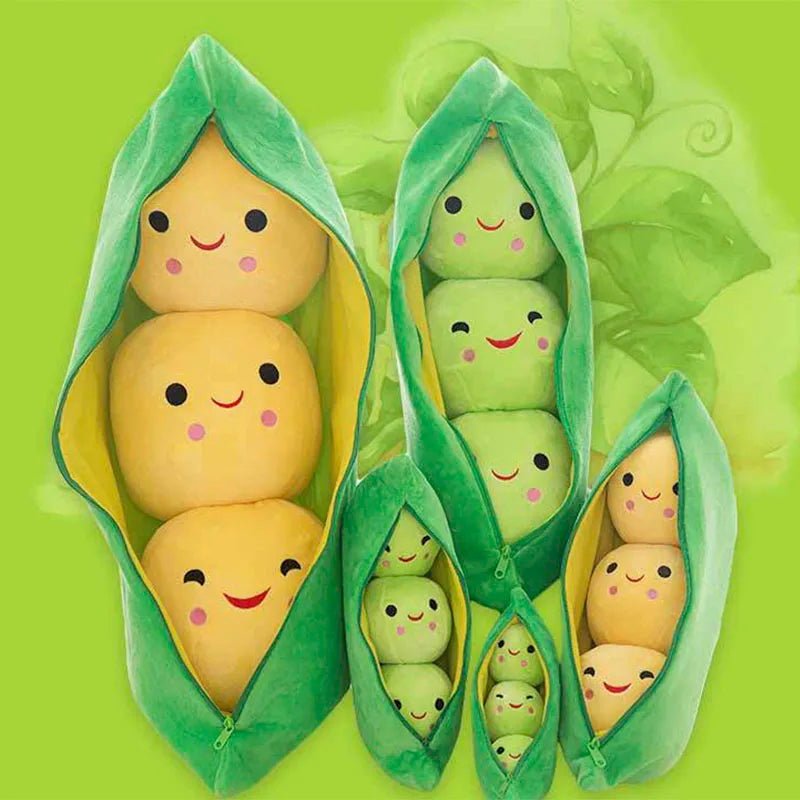 Cute children's baby plush peas filled plant doll toy children - The Little Big Store