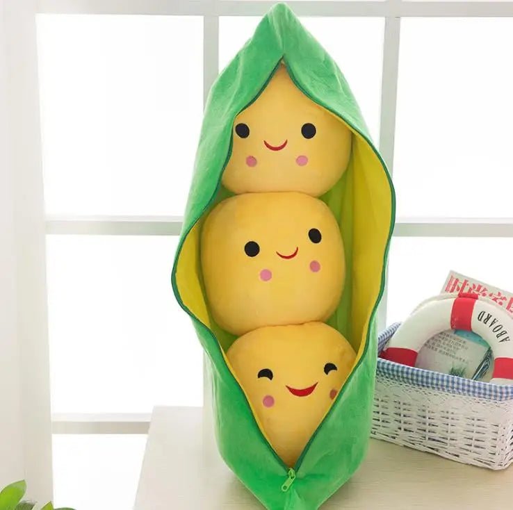 Cute children's baby plush peas filled plant doll toy children - The Little Big Store