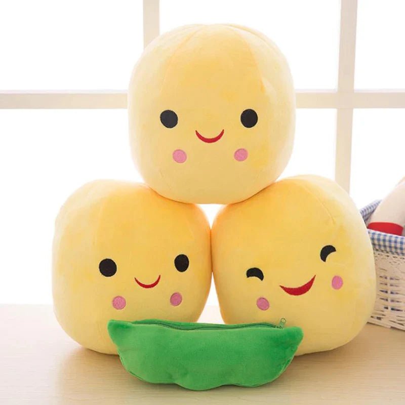 Cute children's baby plush peas filled plant doll toy children - The Little Big Store