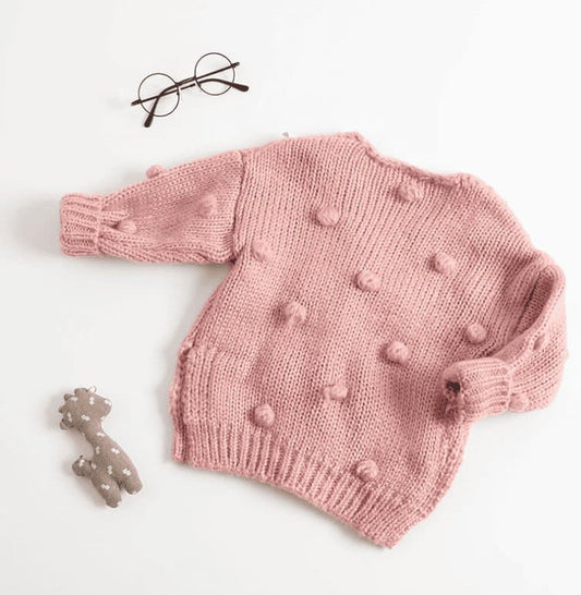 Cute Coziness: Baby Girl Sweater - The Little Big Store