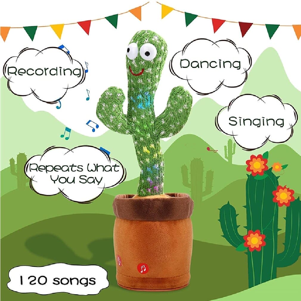 Dancing and Talikng Cactus Toy - The Little Big Store