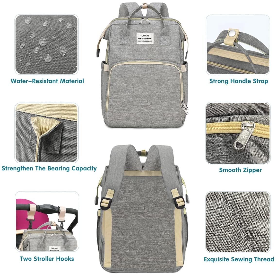 Diaper Baby Bag: Your Stylish Parenthood Companion - The Little Big Store