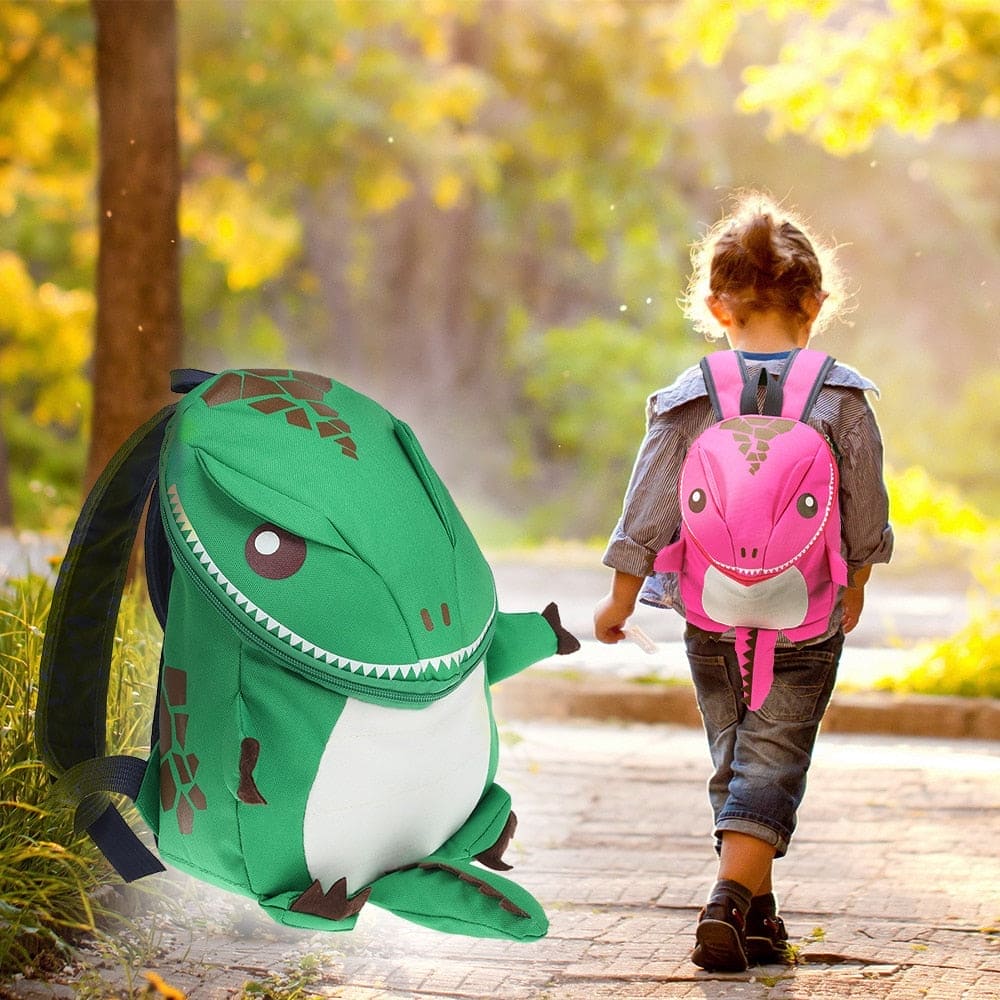 Dino Dreams: 3D Dinosaur Animal Prints Kids Backpack - The Little Big Store