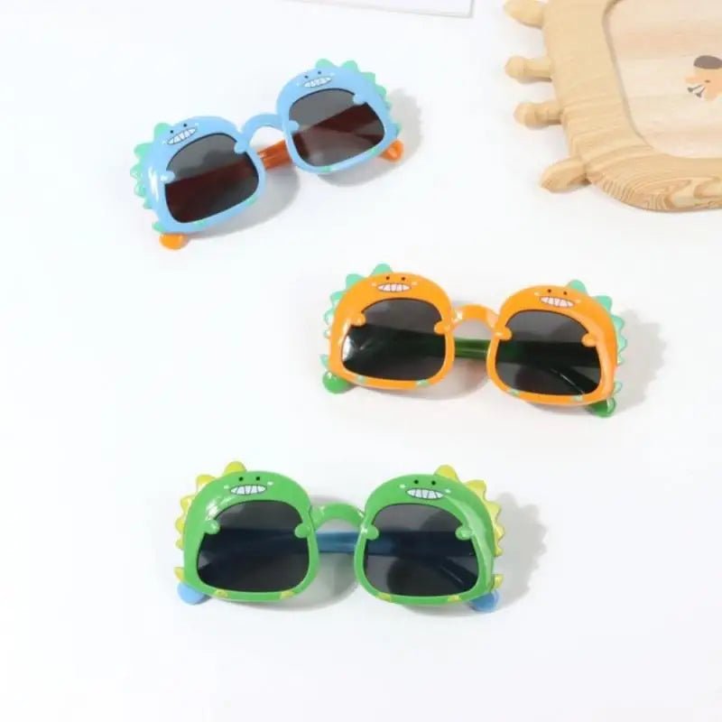 Dino Sun Squad: Cartoon Dinosaur Sunglasses - The Little Big Store