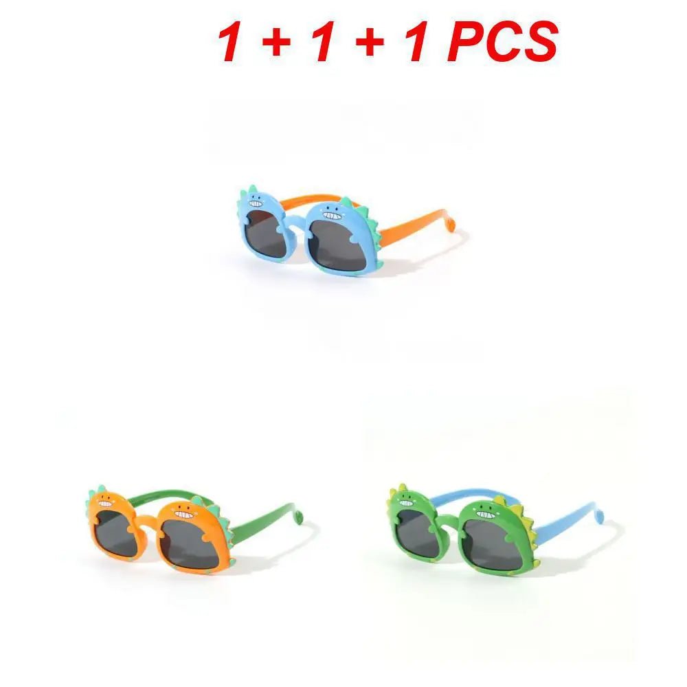 Dino Sun Squad: Cartoon Dinosaur Sunglasses - The Little Big Store