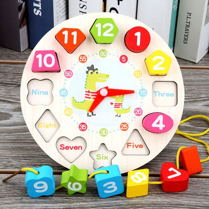 Discover & Shape Time: Cognitive Beaded Clock Toy for Learning Fun - The Little Big Store