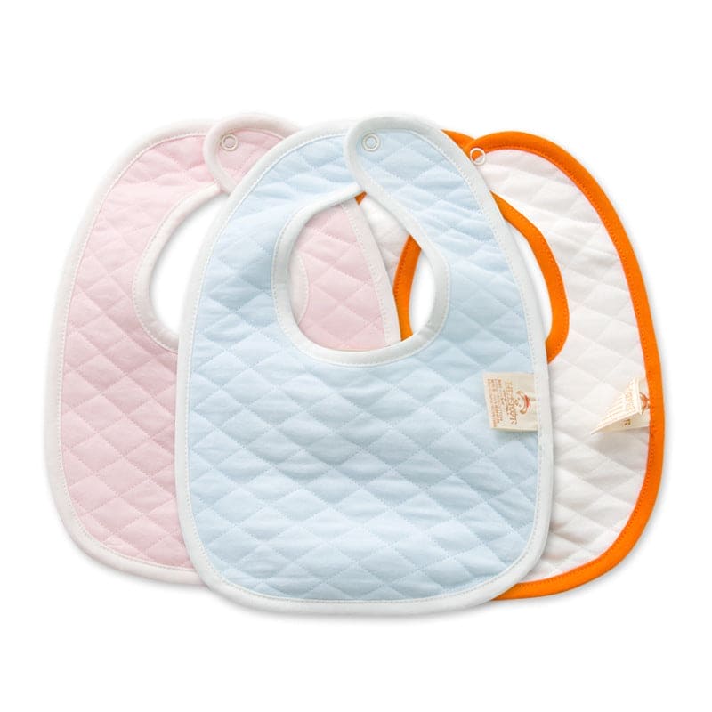 Double Cotton Comfort: Newborn Feeding Bib - The Little Big Store