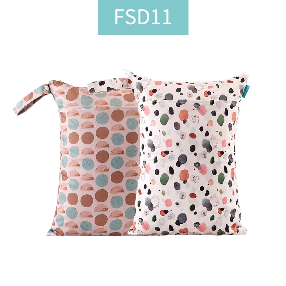 Double the Functionality: Waterproof Washable Baby Cloth Diaper Nappy Bags – Your Travel Essential! - The Little Big Store