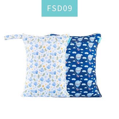 Double the Functionality: Waterproof Washable Baby Cloth Diaper Nappy Bags – Your Travel Essential! - The Little Big Store