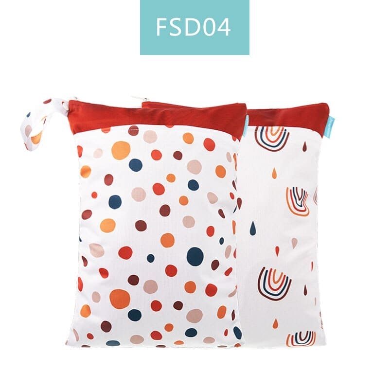 Double the Functionality: Waterproof Washable Baby Cloth Diaper Nappy Bags – Your Travel Essential! - The Little Big Store