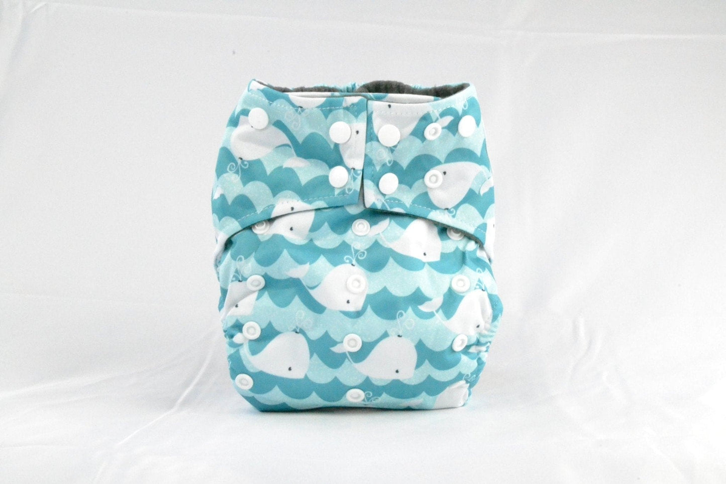 Earthlie Cloth Diaper - Whales - The Little Big Store