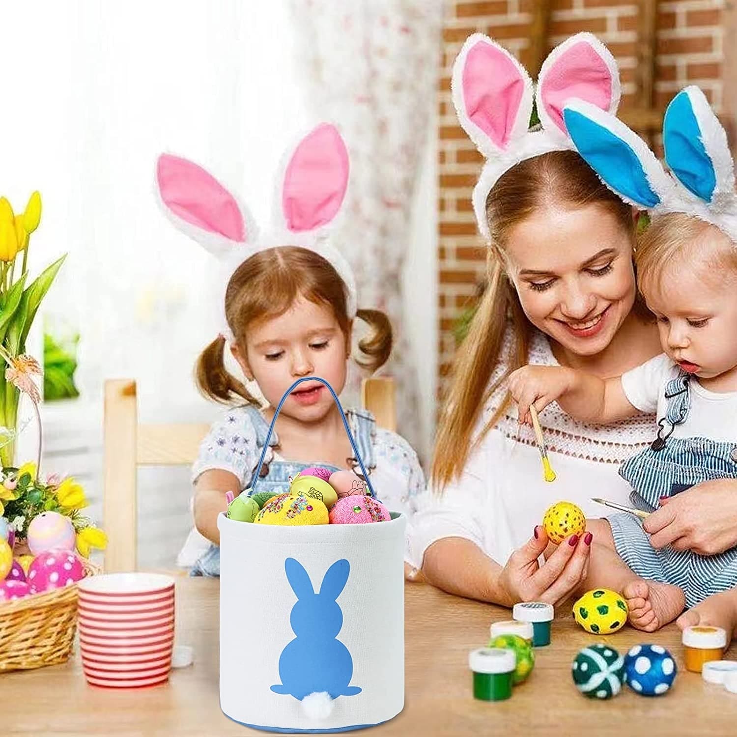 Easter Bunny Basket Egg Bags for Kids - The Little Big Store