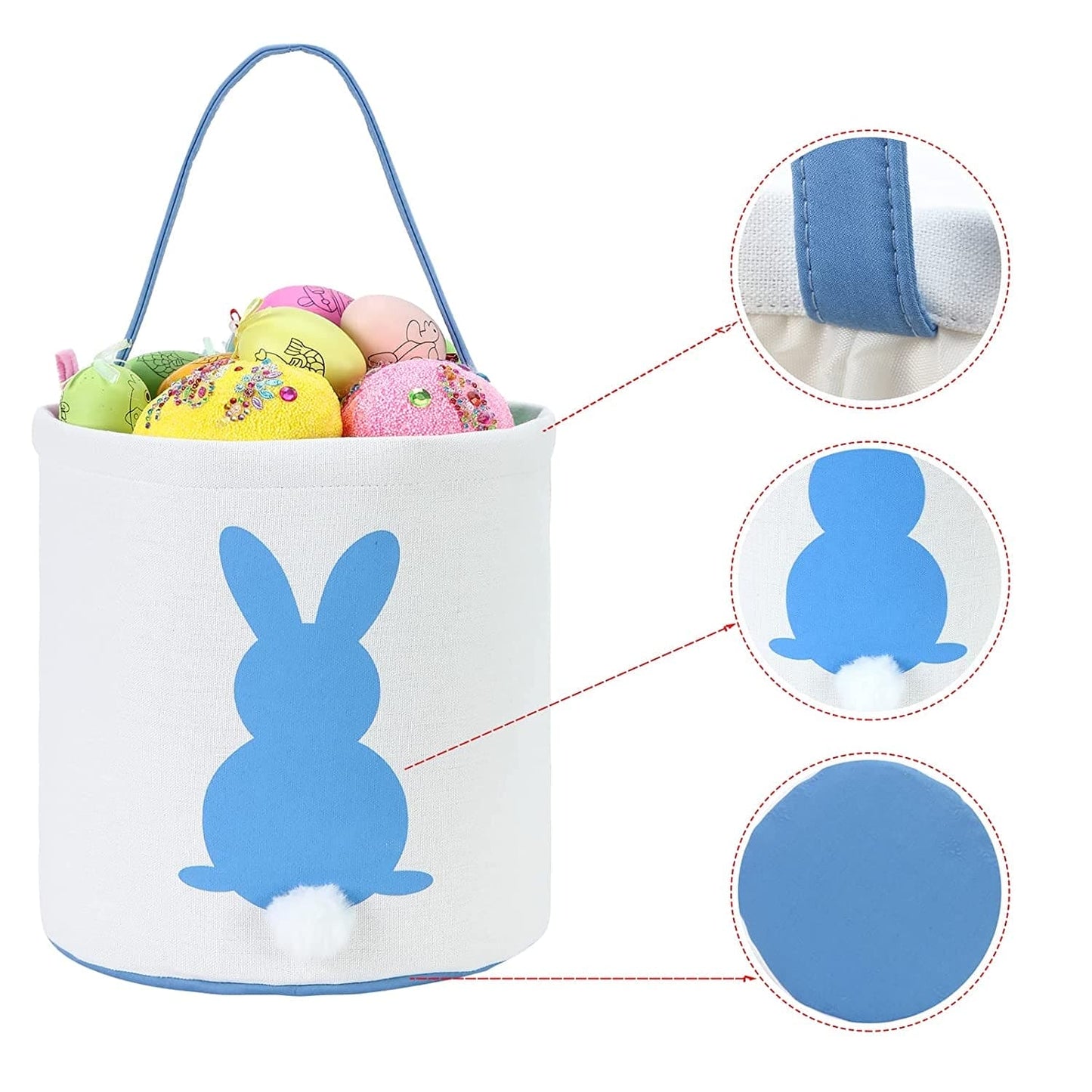 Easter Bunny Basket Egg Bags for Kids - The Little Big Store