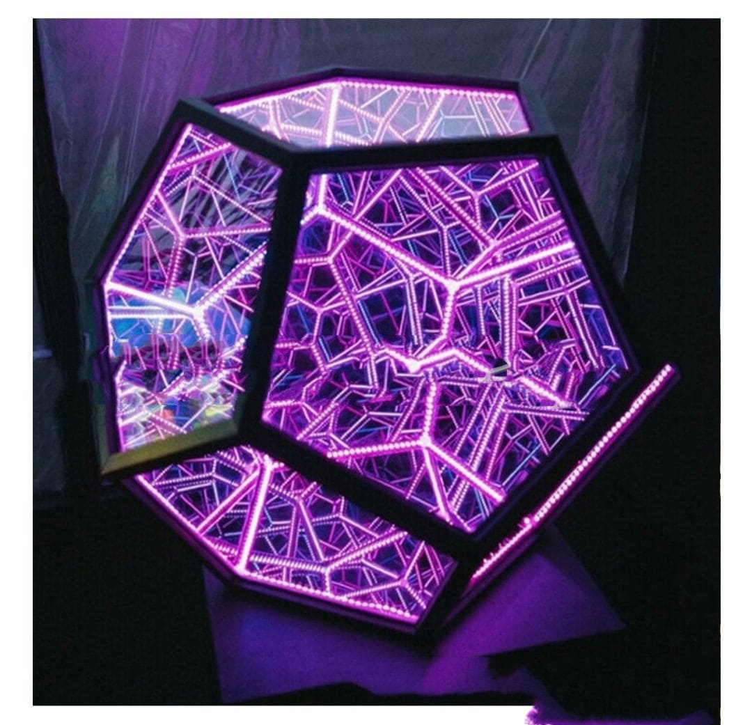 Infinity Glow: Creative Dodecahedron Galaxy Projector Night Light