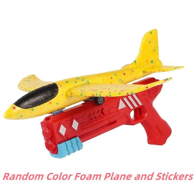 Eject & Fly: One-Click Foam Airplane Toy with Large Throwing Plane - Perfect Gift for Adventurous Kids!" - The Little Big Store