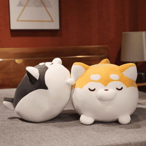 Embrace Sweet Dreams with Our Cute Sleepy Shiba Inu Doll! - The Little Big Store