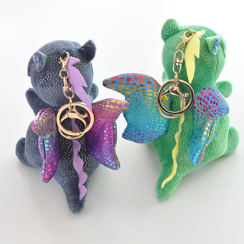 Enchanting 12cm Merlin the Dragon Plush: Your Magical Keychain Companion! - The Little Big Store