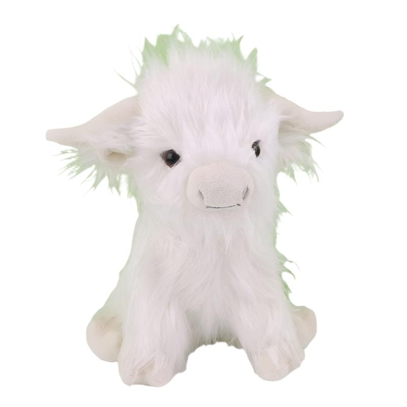 Experience Cozy Countryside Comfort: Simulation Highland Cow Plush Toy - The Little Big Store