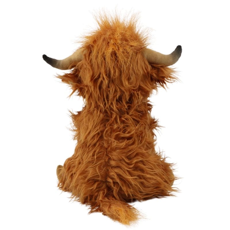 Experience Cozy Countryside Comfort: Simulation Highland Cow Plush Toy - The Little Big Store