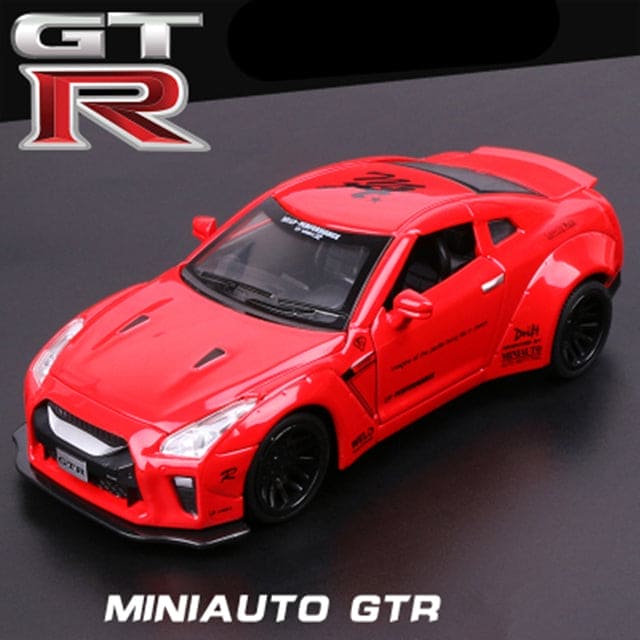 Experience Precision Performance: NISSAN GTR Car Metal Toy - The Little Big Store