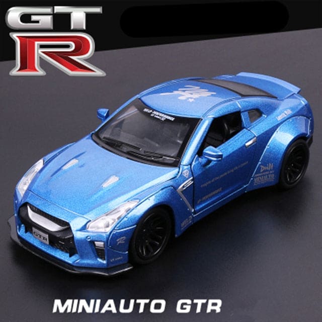 Experience Precision Performance: NISSAN GTR Car Metal Toy - The Little Big Store