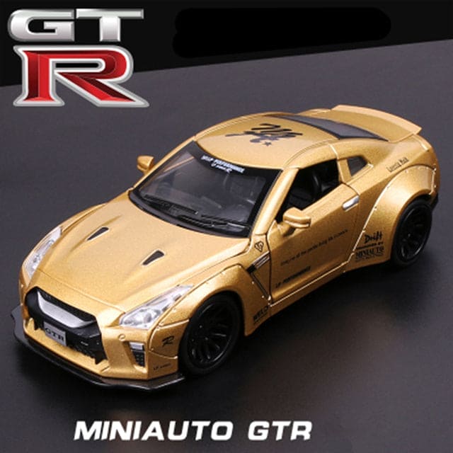 Experience Precision Performance: NISSAN GTR Car Metal Toy - The Little Big Store