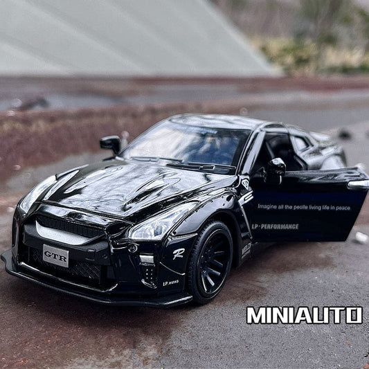 Experience Precision Performance: NISSAN GTR Car Metal Toy - The Little Big Store