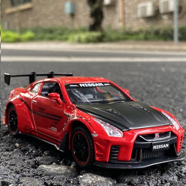 Experience Precision Performance: NISSAN GTR Car Metal Toy - The Little Big Store