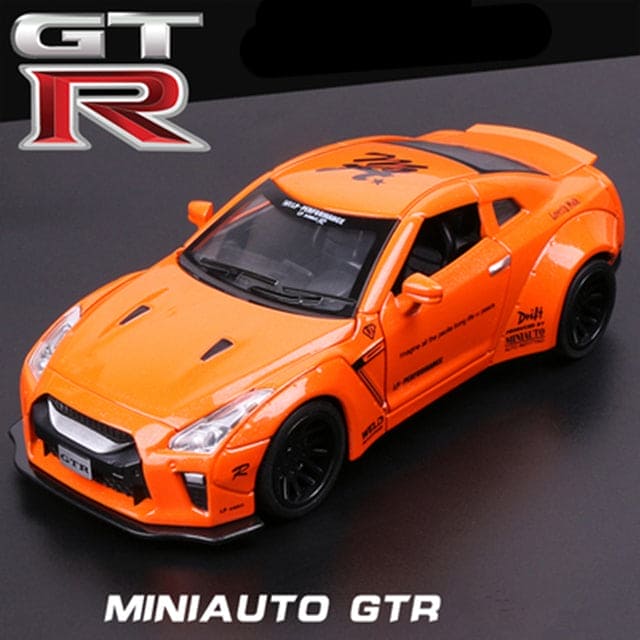 Experience Precision Performance: NISSAN GTR Car Metal Toy - The Little Big Store