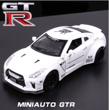 Experience Precision Performance: NISSAN GTR Car Metal Toy - The Little Big Store