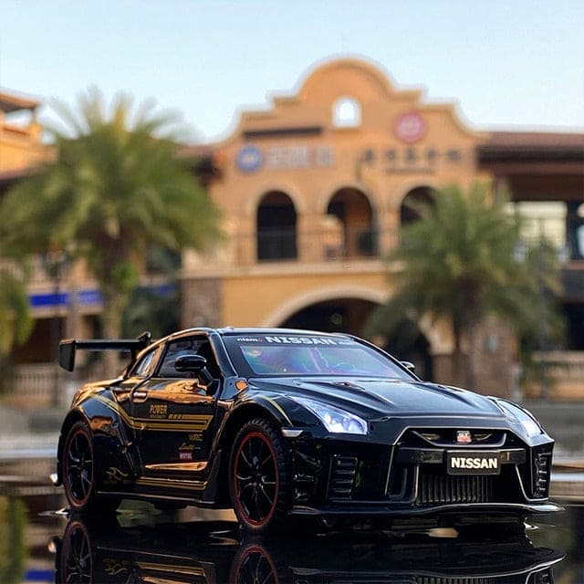 Experience Precision Performance: NISSAN GTR Car Metal Toy - The Little Big Store