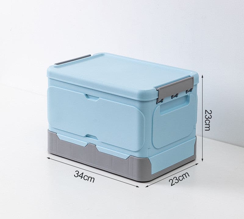 Wheels of Organization: Foldable Storage Box for Effortless Tidying!