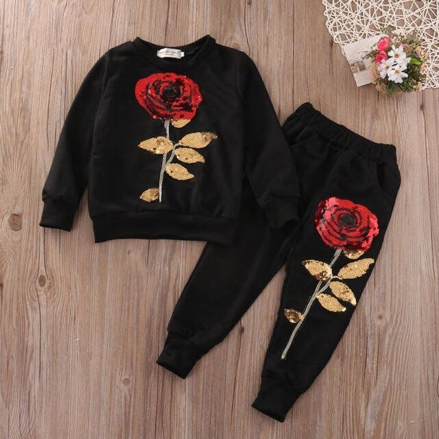 Fashion Girls Rose Flower Outfit for your little Prince - The Little Big Store