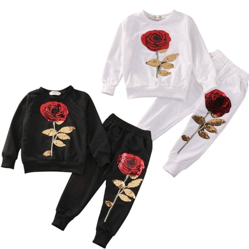 Fashion Girls Rose Flower Outfit for your little Prince - The Little Big Store