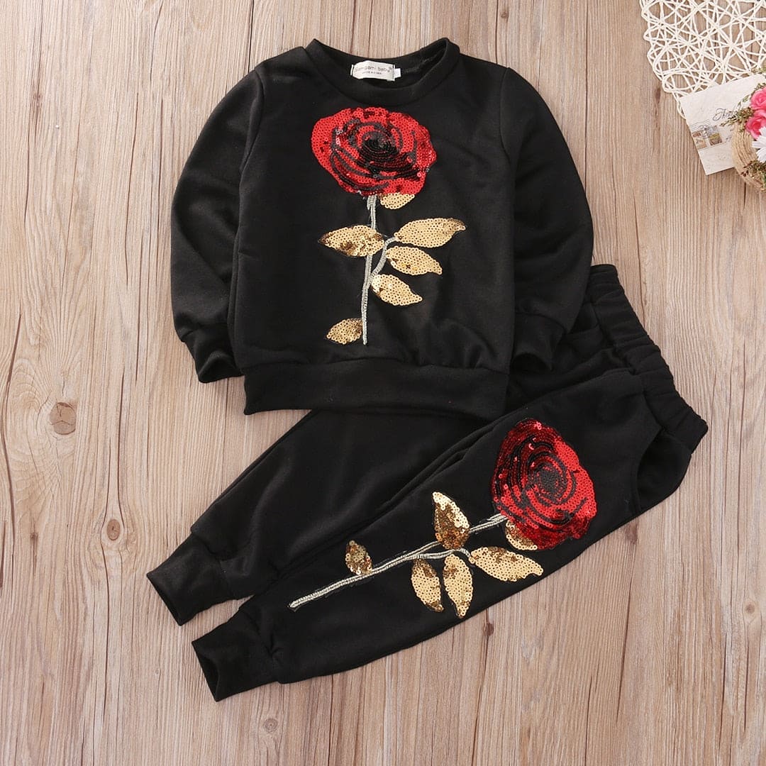 Fashion Girls Rose Flower Outfit for your little Prince - The Little Big Store