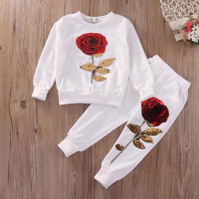 Fashion Girls Rose Flower Outfit for your little Prince - The Little Big Store