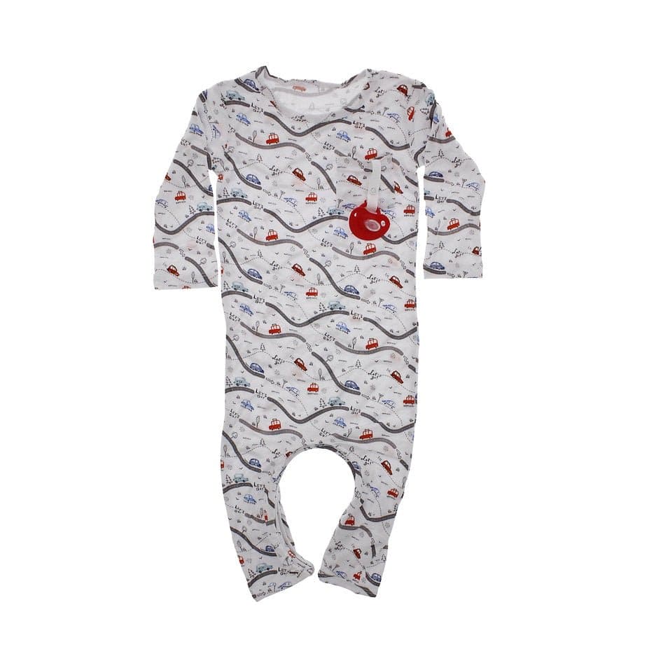 Fast and Furious - Doodalou Bamboo Baby Romper - 0 - 3 Months - The Little Big Store
