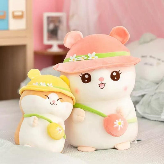 Giant Kawaii Hamster Plush Toy: Your Cuddly Companion for Endless Hugs! - The Little Big Store