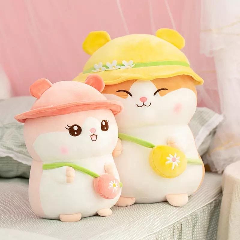 Giant Kawaii Hamster Plush Toy: Your Cuddly Companion for Endless Hugs! - The Little Big Store