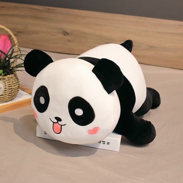Giant Panda Hug: Embrace the Cuddly Comfort of a Large Panda Stuffed Toy! - The Little Big Store