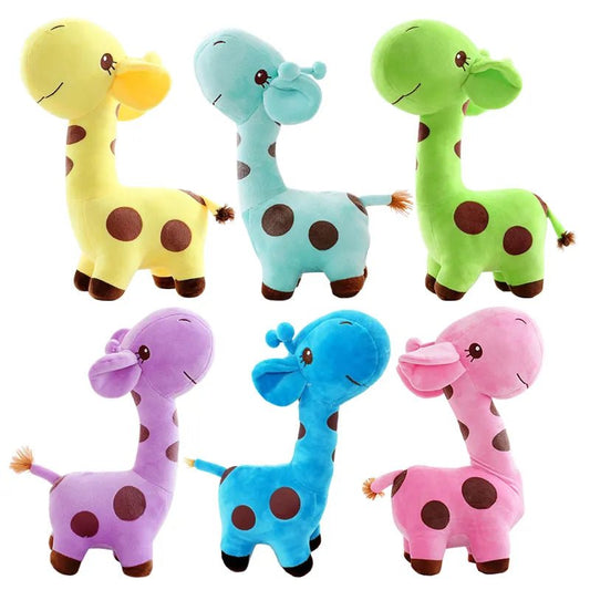 Giraffe Glee: 18cm Cute Giraffe Plush Toy Pendant - Soft, Colorful, and the Perfect Gift for Christmas, Birthdays, and Baby's Delight! - The Little Big Store