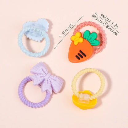 Girls Rainbow Hair Bands Set - The Little Big Store