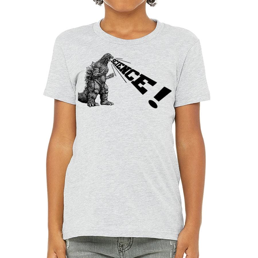 Godzilla's Scientific Roar: Kids' T-Shirt for Young Explorers - The Little Big Store