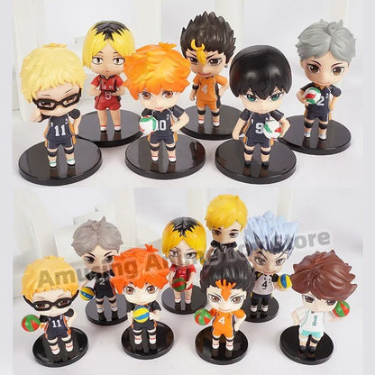 "Haikyuu!! Heroes Unleashed: Collectible Figures of Kenma, Hinata, Bokuto, and Nishinoya - Your Anime Dream Team in Miniature!" 🏐🌟 - The Little Big Store