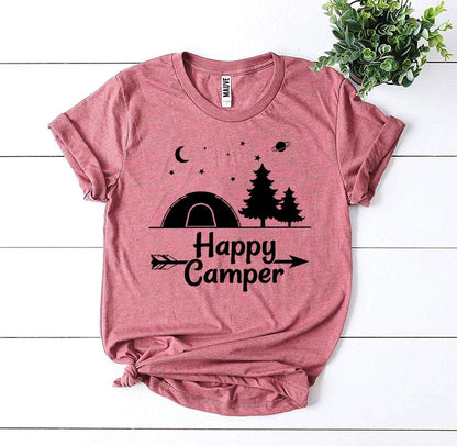 Happy Camper T-shirt - The Little Big Store