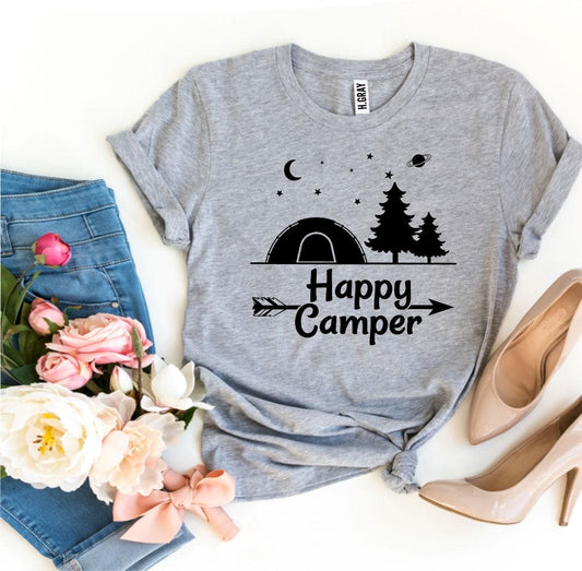 Happy Camper T-shirt - The Little Big Store