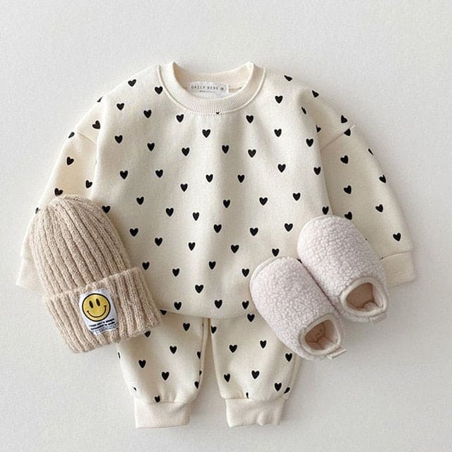 Heartfelt Beginnings: Full Heart Baby Clothing Set - The Little Big Store