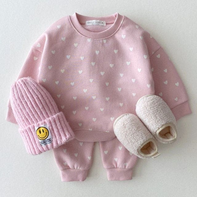 Heartfelt Beginnings: Full Heart Baby Clothing Set - The Little Big Store