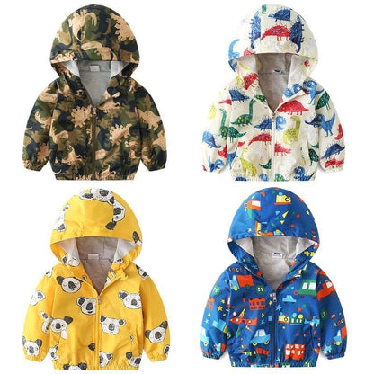 Hooded Maverick: Casual Coolness for Young Explorers – Boy's Trendy Jacket That Tops the Style Charts! - The Little Big Store