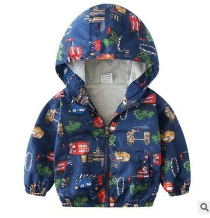 Hooded Maverick: Casual Coolness for Young Explorers – Boy's Trendy Jacket That Tops the Style Charts! - The Little Big Store